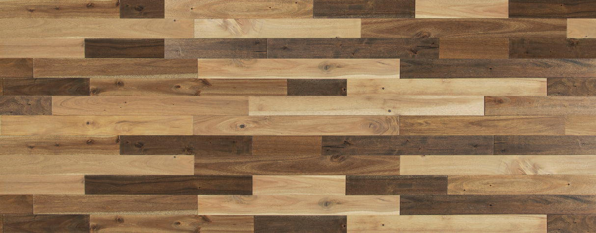 3/4 in. Bar Harbor Acacia Distressed Prefinished Solid Hardwood Flooring 3.5 in. Wide