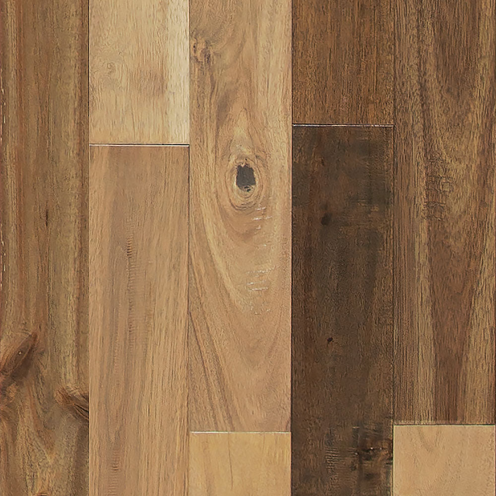 3/4 in. Bar Harbor Acacia Distressed Solid Hardwood Flooring 3.5 in. Wide - Sample