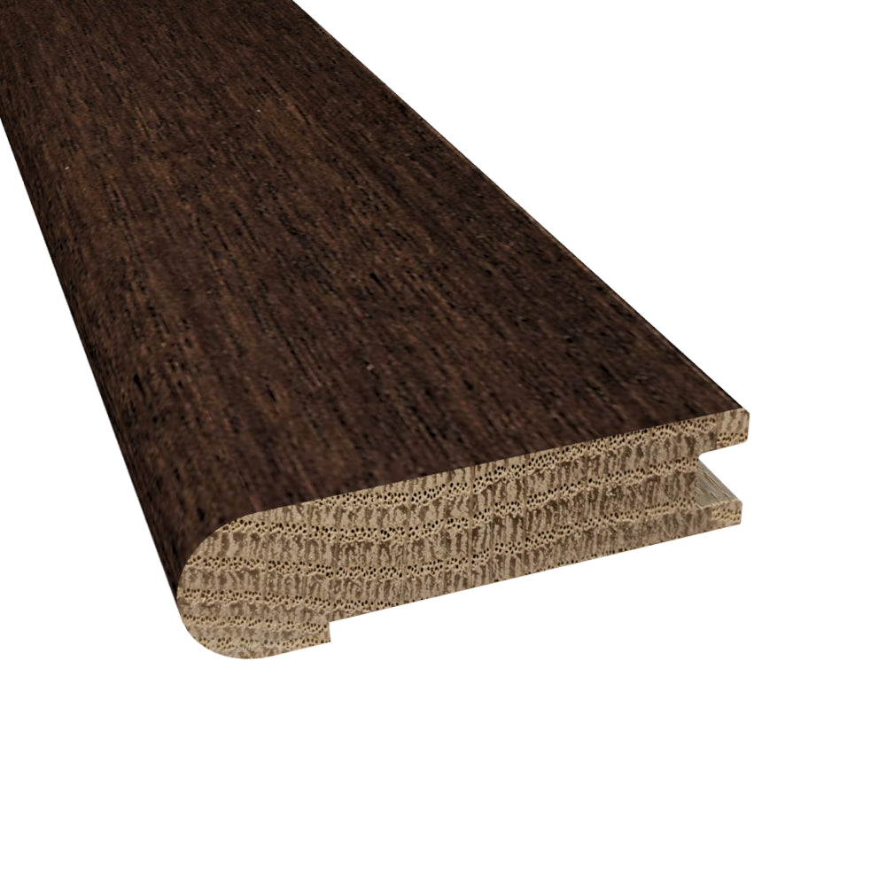 Prefinished Tudor Brazilian Oak 3/4 in. Thick x 3.13 in. Wide x 6.5 ft. Length Stair Nose