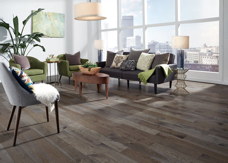 3/4 in. Winter Solstice Hickory Prefinished Solid Hardwood Flooring 5 in. Wide