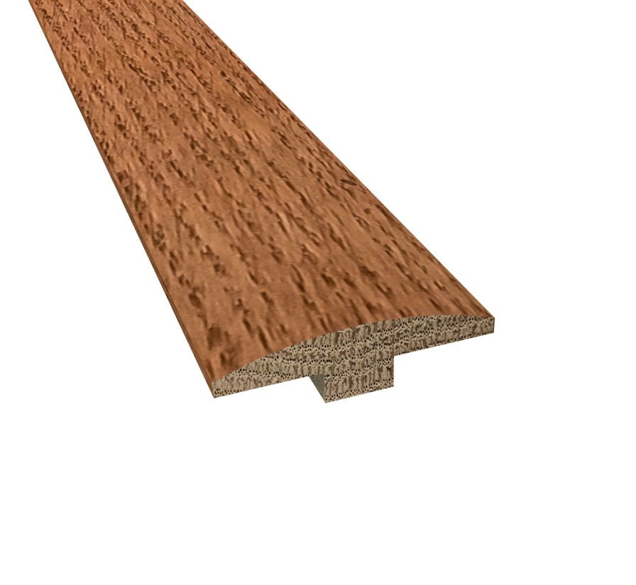 Prefinished Red Oak Saddle 2 in. Wide x 6.5 ft. Length T-Molding
