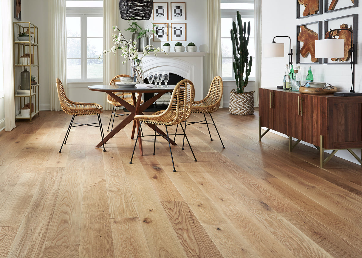 5/8 in. Geneva White Oak Prefinished Engineered Hardwood Flooring 7.5 in. Wide