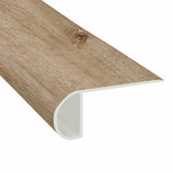 Country Bluff Oak Vinyl Waterproof 2.25 in wide x 7.5 ft Length Low Profile Stair Nose