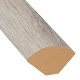 Dewey Meadow Oak Vinyl 0.75 in wide x 7.5 ft length Quarter Round