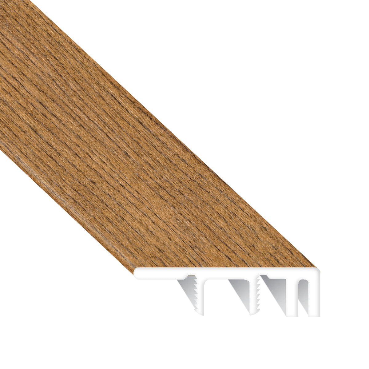 Golden Gate Oak Laminate Waterproof 1.374 in wide x 7.5 ft Length Low Profile End Cap