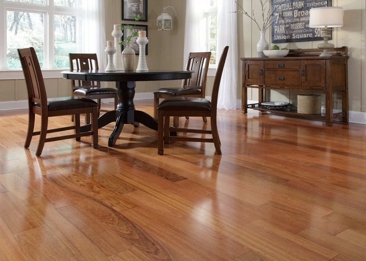 1/2 in. Select Brazilian Cherry Prefinished Engineered Hardwood Flooring 5.13 in. Wide