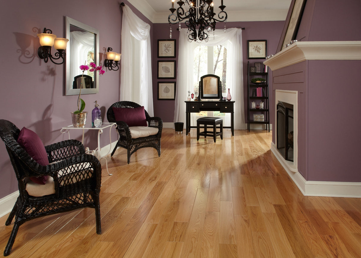 3/4 in. Red Oak Character Solid Hardwood 5 in. Wide