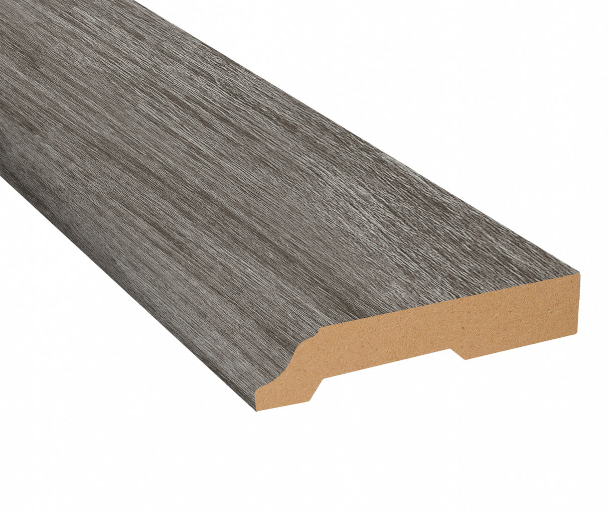 Winterwood Oak Vinyl 3.25 in wide x 7.5 ft Length Baseboard