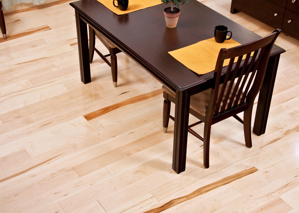 3/4 in. Maple Character Prefinished Solid Hardwood Flooring 5 in. Wide