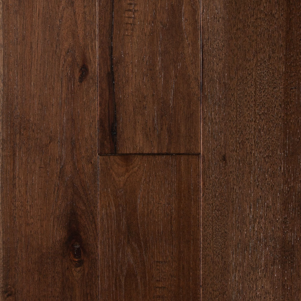 Distressed Prefinished Solid Hardwood Hunters Creek Hickory 3/4"x 5" - Odd-Lot-As-Is - Stack Out - 517.5 Sq. Ft.