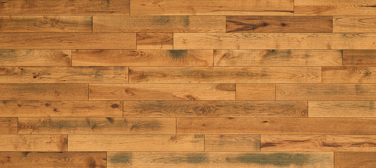3/4 in. Pepperell Hickory Prefinished Solid Hardwood Flooring 5 in. Wide