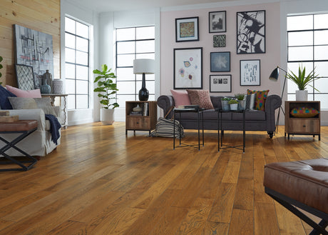 3/4 in. Pepperell Hickory Solid Hardwood Flooring 5 in. Wide - Sample