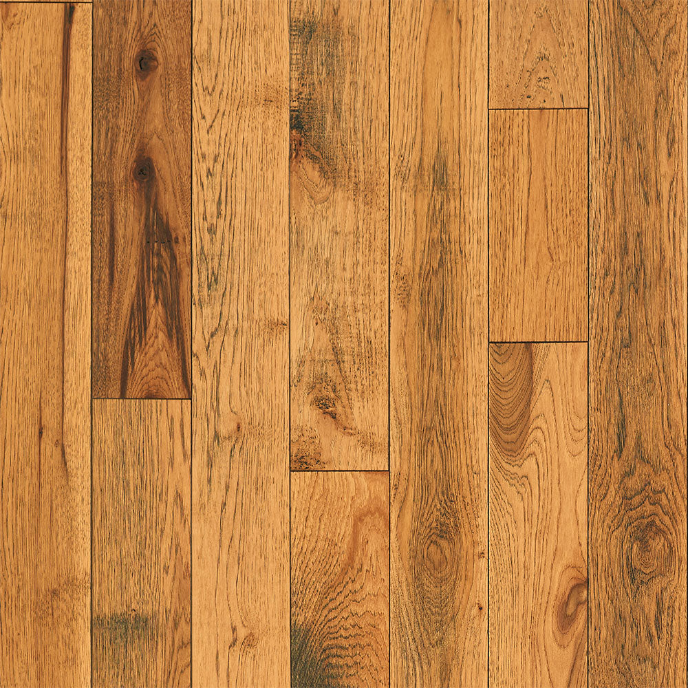 3/4 in. Pepperell Hickory Solid Hardwood Flooring 5 in. Wide - Sample