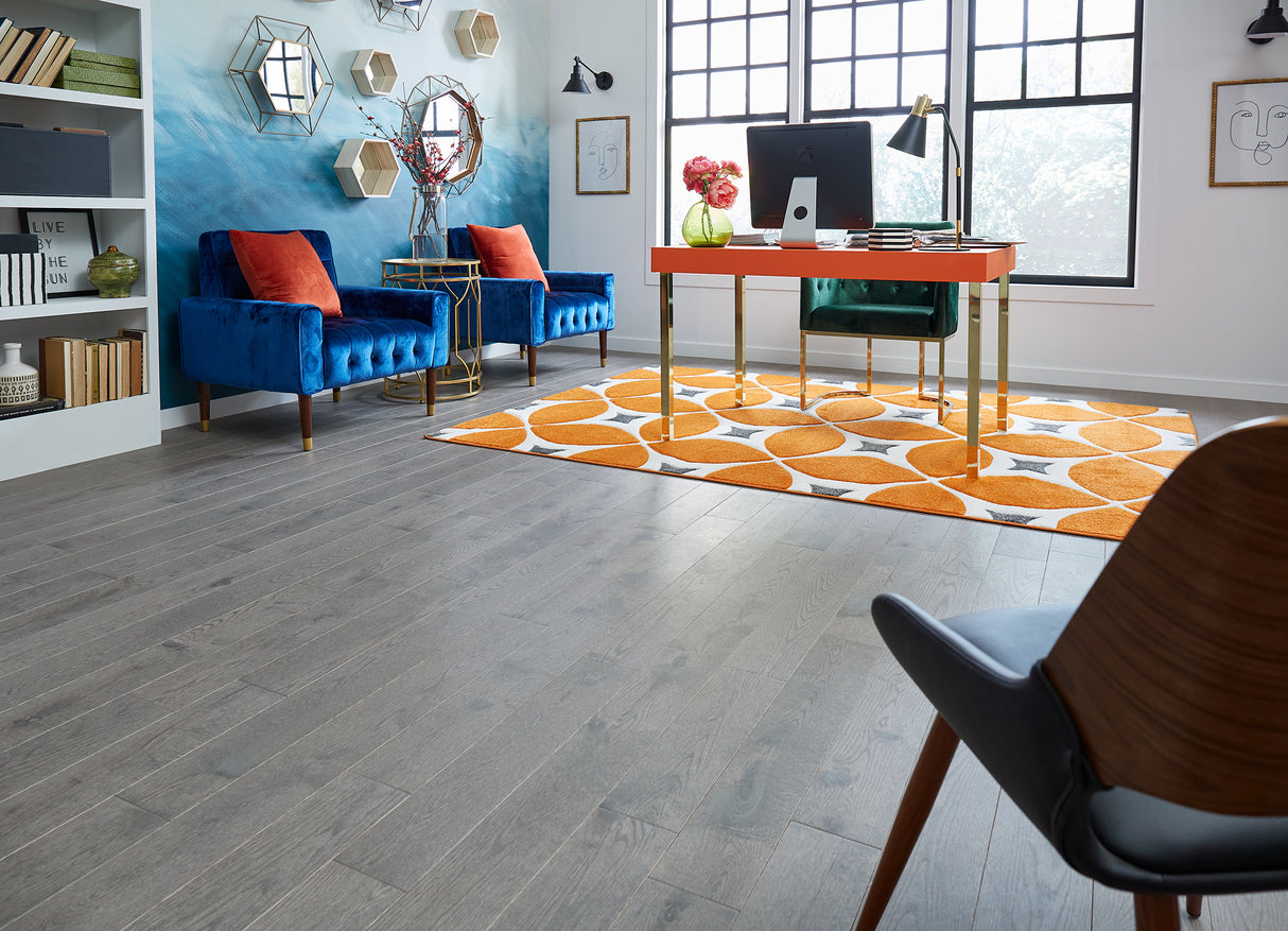 3/4 in. Vineyard Haven Oak Distressed Prefinished Solid Hardwood Flooring 5.25 in. Wide