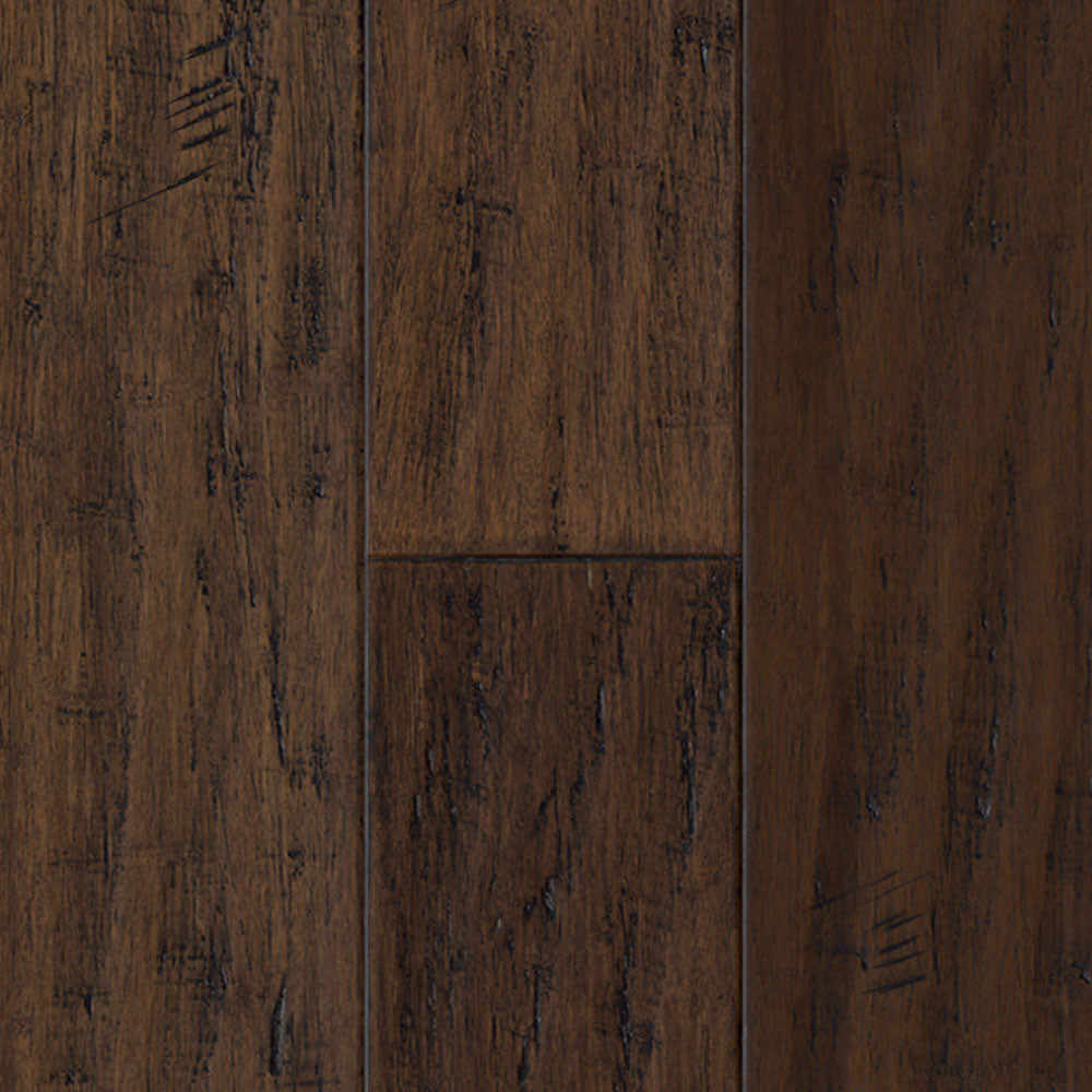 Madison County Strand Distressed Wide Plank Engineered Click Bamboo Flooring - Sample