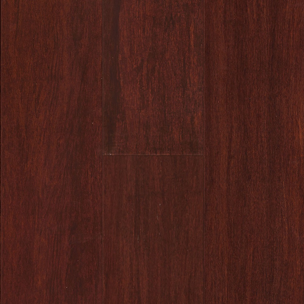 6mm Cabernet Water-Resistant Strand Engineered Bamboo Flooring 7.5 in. Wide