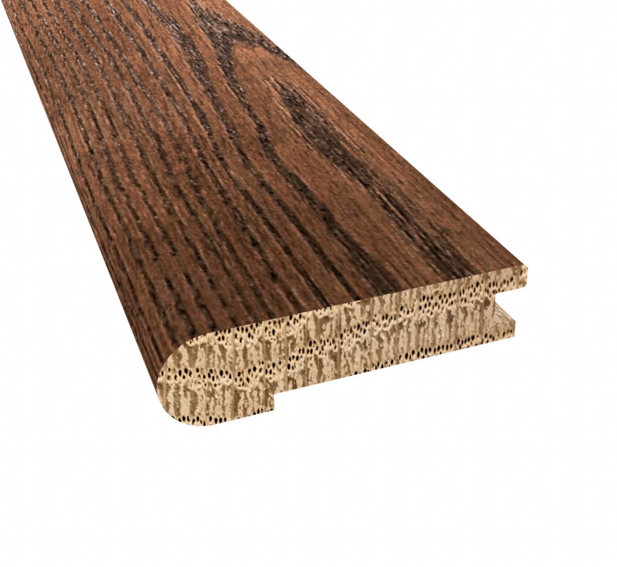 Prefinished Manhattan Chevron 5/8 in. Thick x 2.75 in. Wide x 6.5 ft. Length Stair Nose