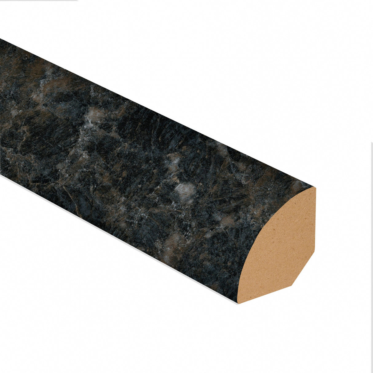 Smokey Quartz Vinyl 0.75 in wide x 7.5 ft length Quarter Round