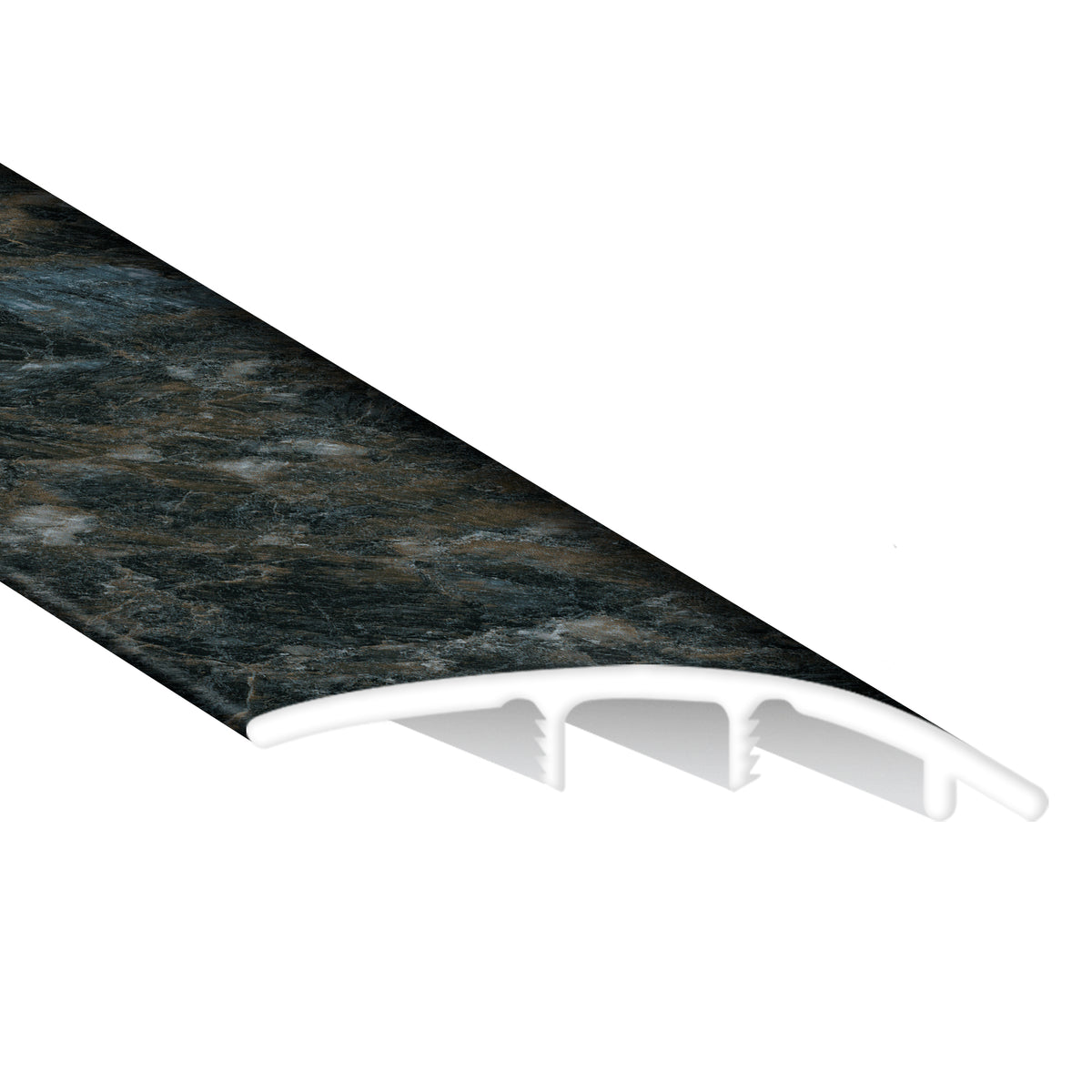Smokey Quartz Vinyl Waterproof 1.5 in. Wide x 7.5 ft. Length Reducer