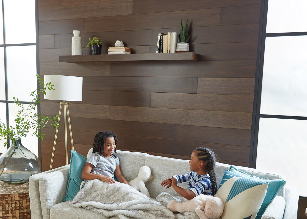 1/2 in. Kona Quick Click Prefinished Engineered Bamboo Flooring 7.5 in. Wide
