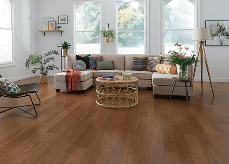3/8 in. Strand Carbonized Click Strand Engineered Bamboo Flooring 5.13 in. Wide