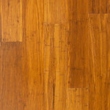 3/8 in. Carbonized Strand Smooth Wide Plank Engineered Click Bamboo Flooring 5.13 in. Wide - Sample