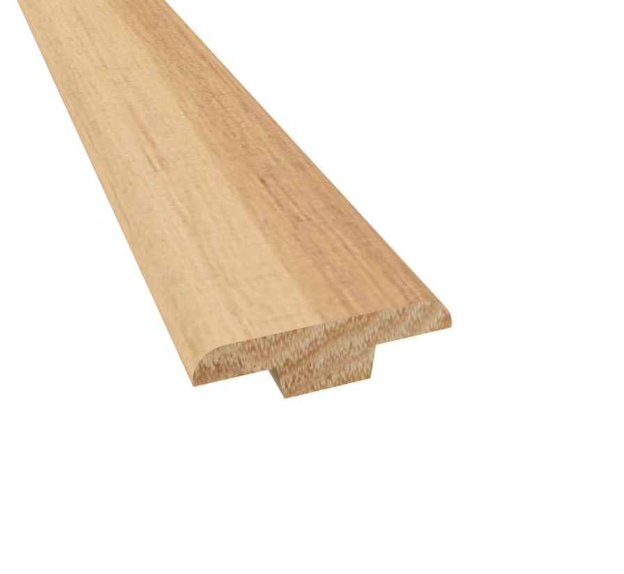 Prefinished Natural Hickory 1.25 in. Wide x 6.5 ft. Length T-Molding