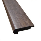 Prefinished Walnut 7mm x 2.19 in. Wide x 6.5 ft. Length Overlap Stair Nose