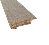 Prefinished Wind River Oak Distressed 3/8in. Thick x 2.75in. Wide x 6.5ft. Length Overlap Stair Nose