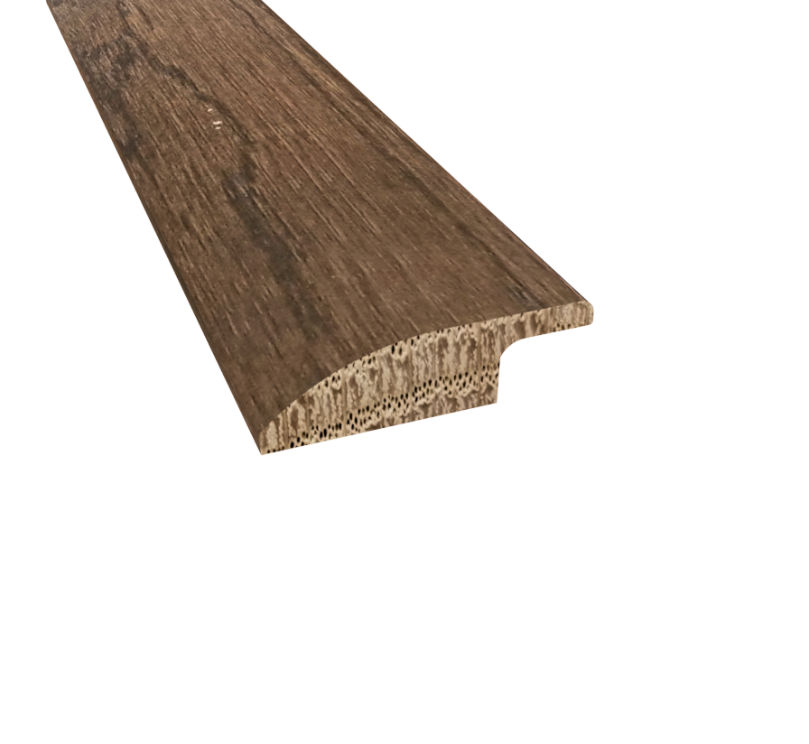 Prefinished Palisade Oak Wire Brushed 2.25 in. Wide x 6.5 ft. Length Overlap Reducer