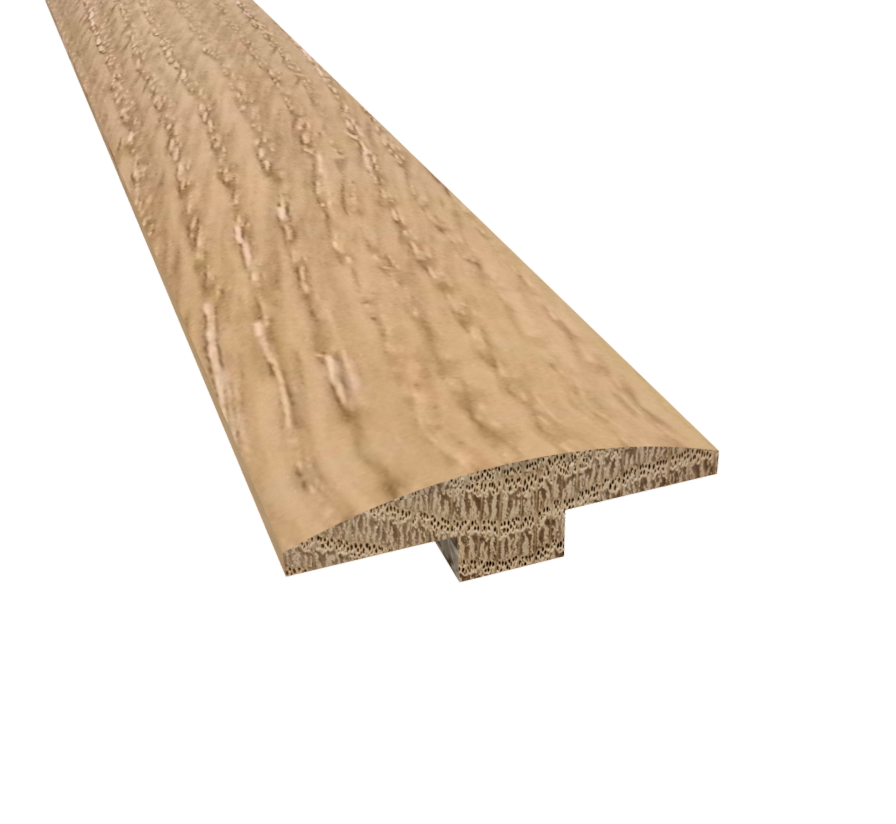 Prefinished Amsterdam White Oak 2 in. Wide x 6.5 ft. Length T-Molding