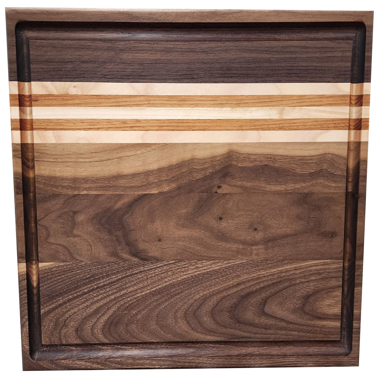 Oiled Stoverstown 20 in. Length x 15 in. Wide x 1 in. Thick Solid Butcher Block Cutting Board