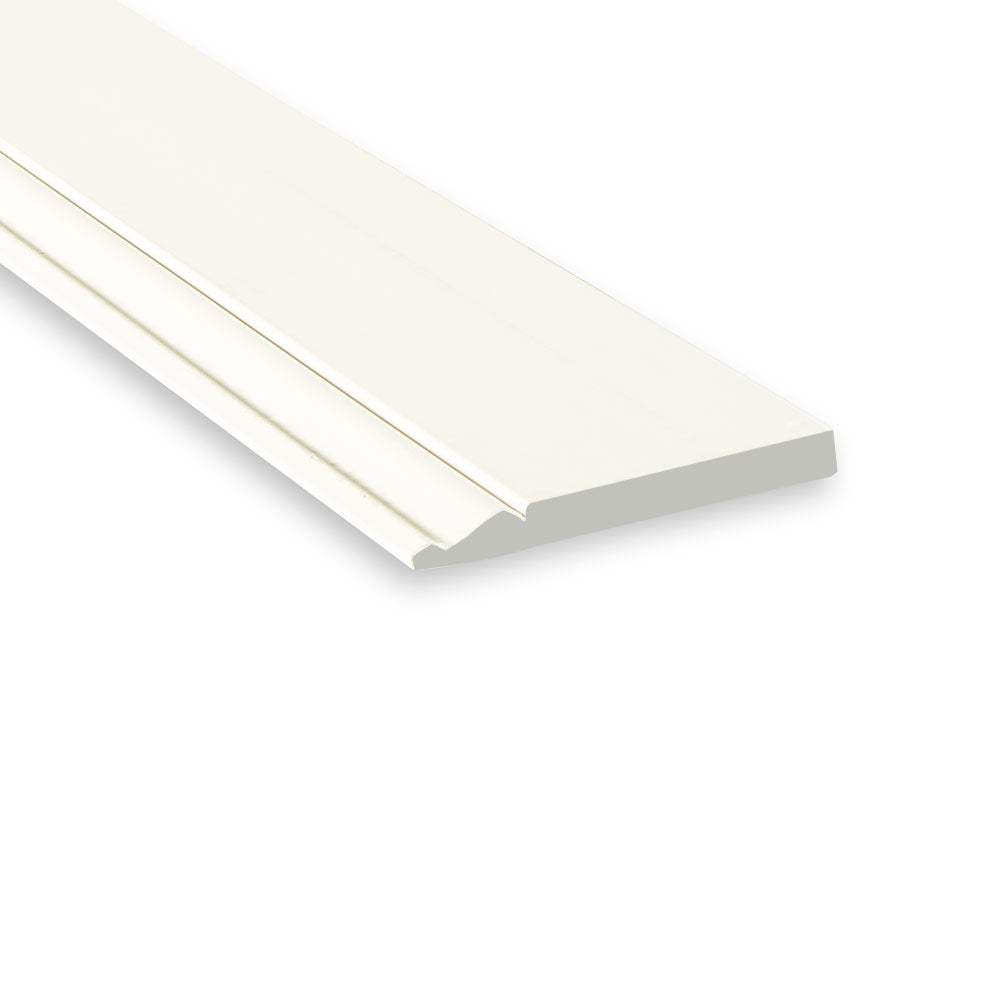 WM163 9/16 in. Thick x 5-1/4 in. Tall x 12 ft. Length Painted MDF Baseboard