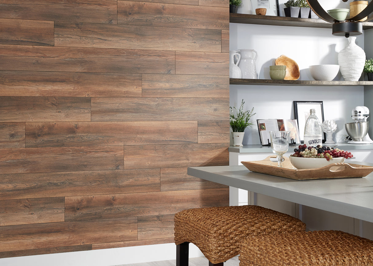12mm New Haven Harbor Oak 24 Hour Water-Resistant Laminate Flooring 7.5 in. Wide x 50.67 in. Long