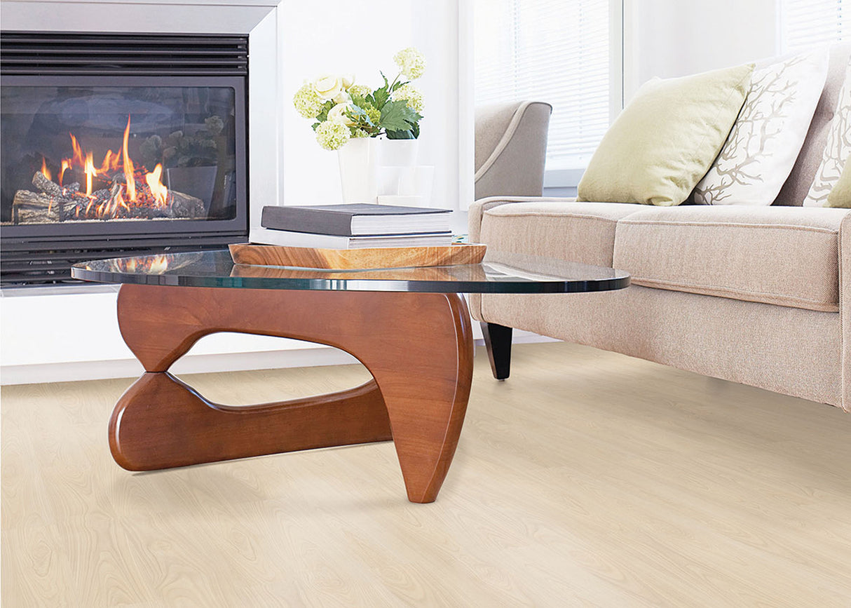6mm Linen Cherry Water-Resistant Cork Flooring 1225mmx195mm