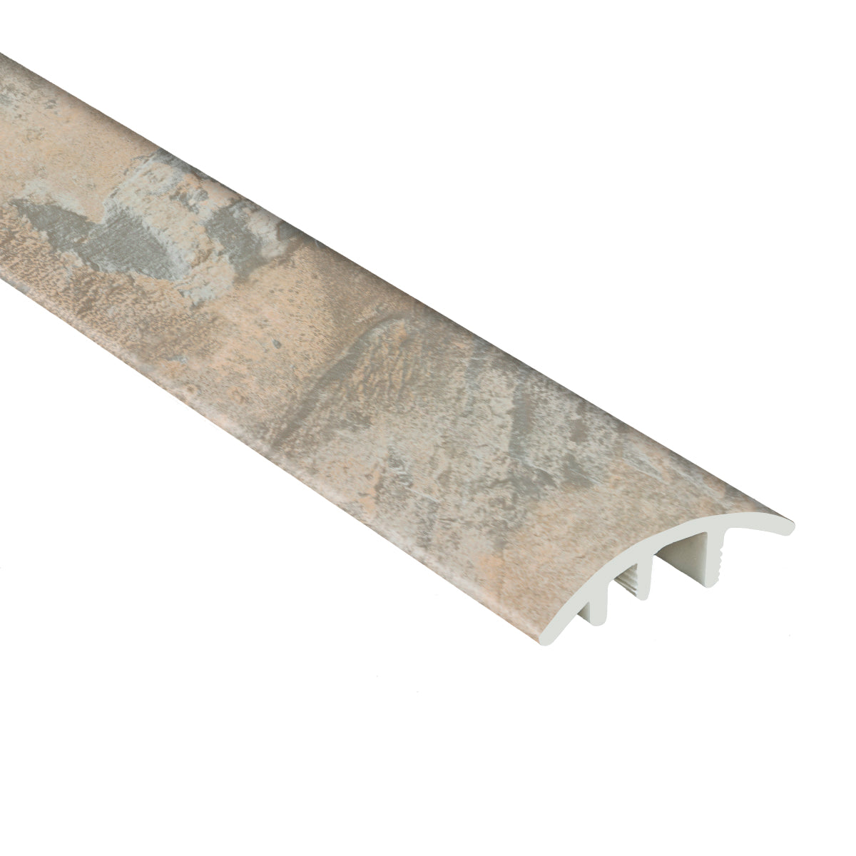Pewter Travertine Vinyl Waterproof 1.5 in wide x 7.5 ft Length Reducer