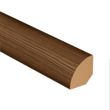 San Tropez Walnut Vinyl 0.75 in wide x 7.5 ft Length Quarter Round