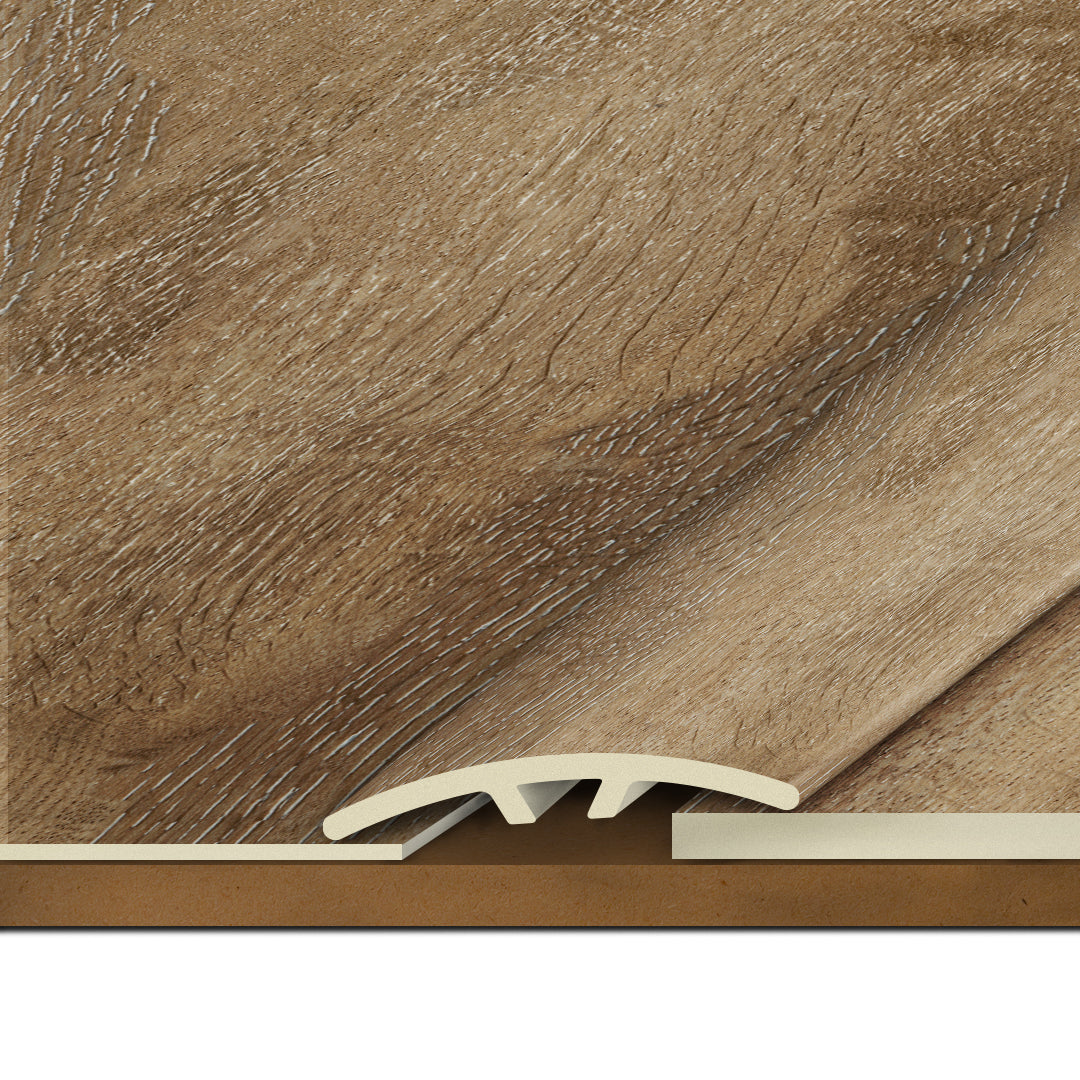 Builder Greige Vinyl Waterproof 1.5 in wide x 7.5 ft Length Multi Trim