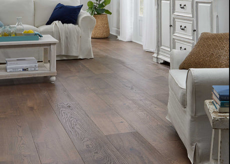 5/8 in. Rockaway Beach White Oak Distressed Prefinished Engineered Hardwood Flooring 9.5 in. Wide