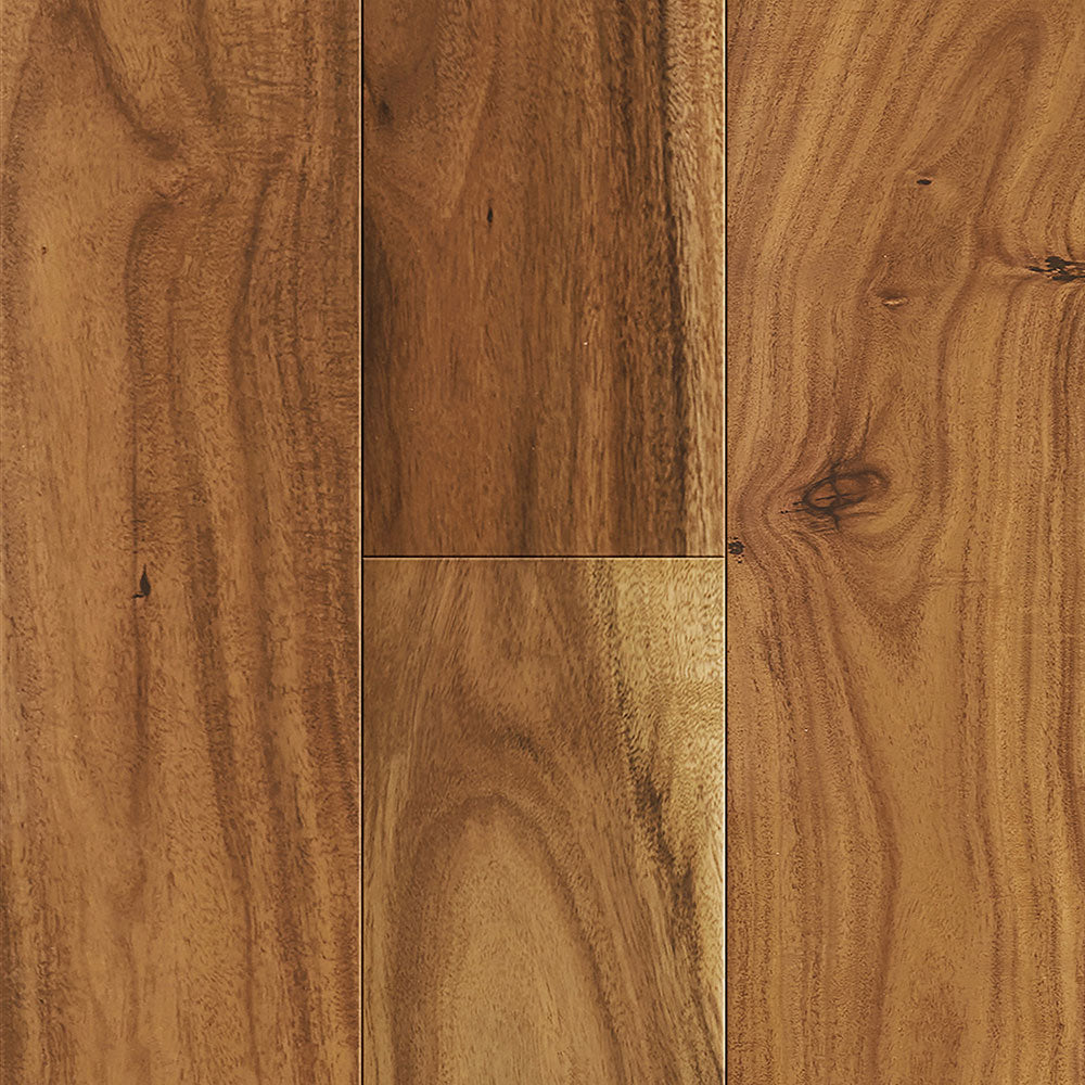 7/16" x 4.72" Tobacco Road Acacia Distressed Quick Click Engineered Hardwood Flooring - Sample