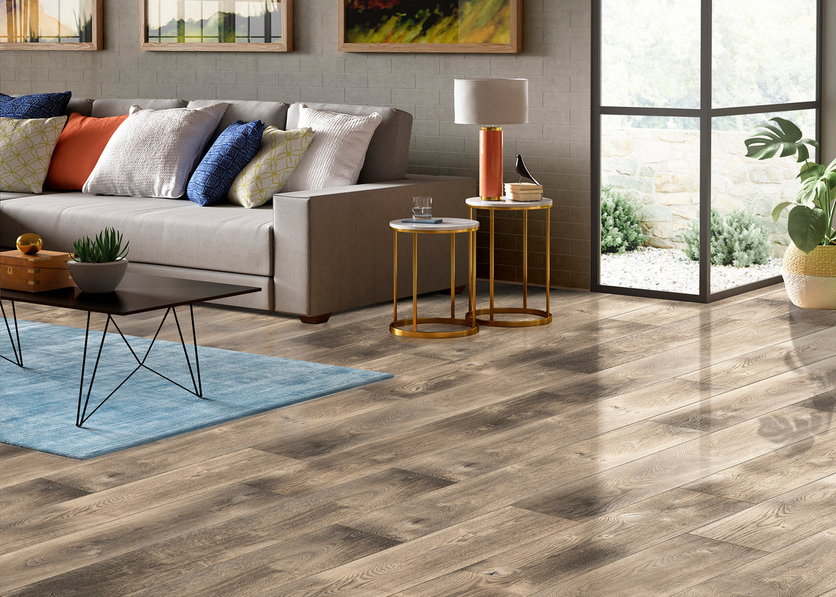8mm Rain Barrel Oak Water-Resistant Laminate Flooring