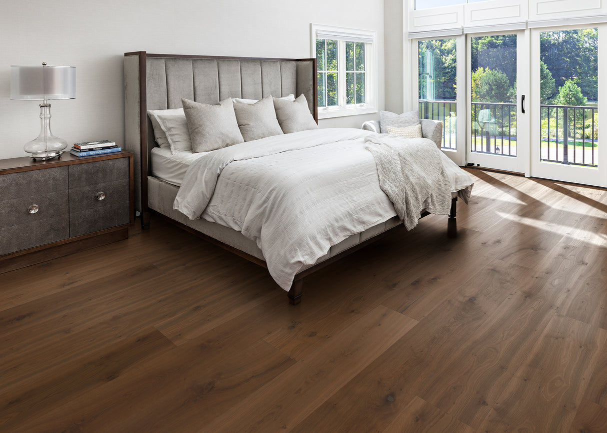 7/16 in. Halmstad White Oak Water-Resistant Quick Click Engineered Hardwood Flooring 10.67 in. Wide