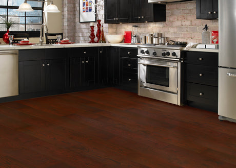Prefinished Engineered Hardwood Red River White Oak 7mmx7.48w/Pad - Stack Out - 401.12 Sq. Ft.