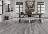 5mm w/pad Table Rock Oak Waterproof Rigid Vinyl Plank Flooring 5.75 in. Wide x 48 in. Long