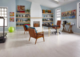 9mm w/pad Urban Mist Oak Water-Resistant Hybrid Resilient Flooring 7.56 in. Wide x 50.63 in. Long