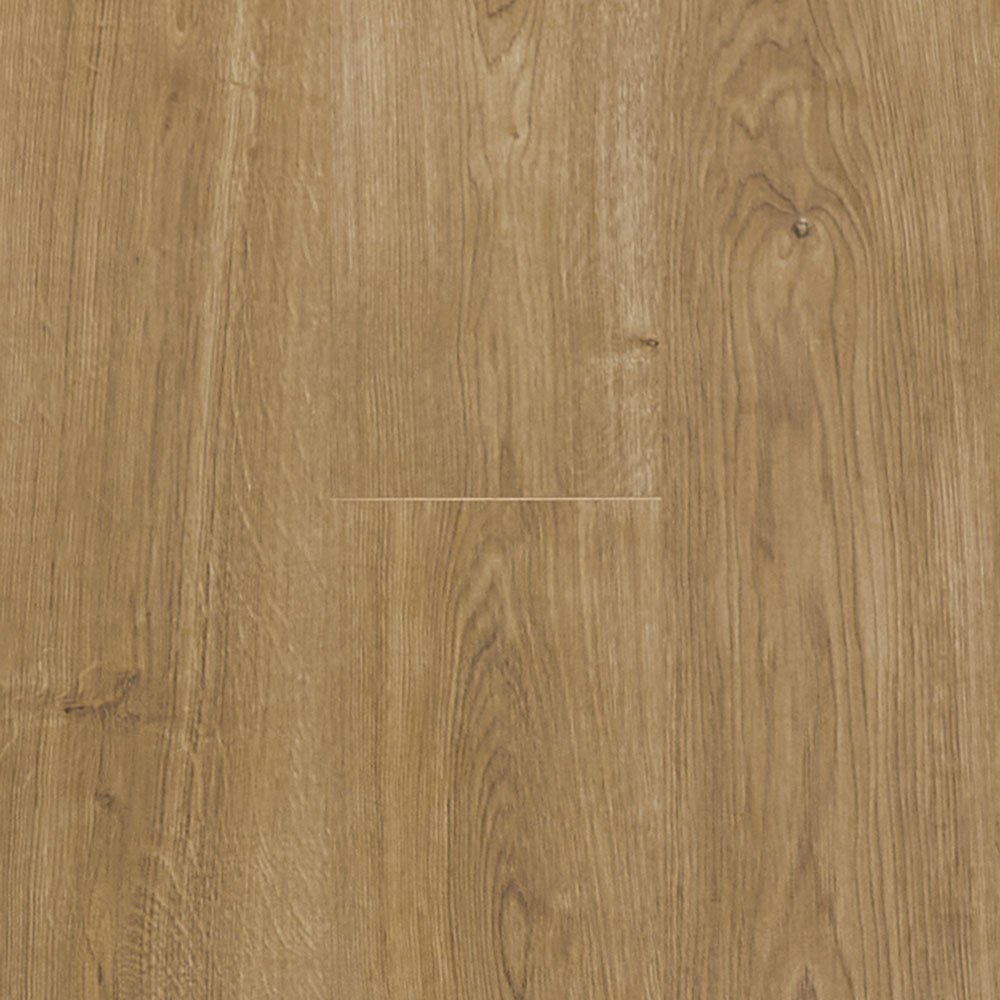 9mm w/pad Bay Bridge Oak Water-Resistant Hybrid Resilient Flooring 7.56 in. W x 50.63 in. L Sample