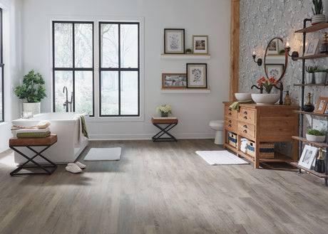 5mm w/pad Deer Ridge Maple Waterproof Rigid Vinyl Plank Flooring 5.75 in. Wide x 48 in. Long