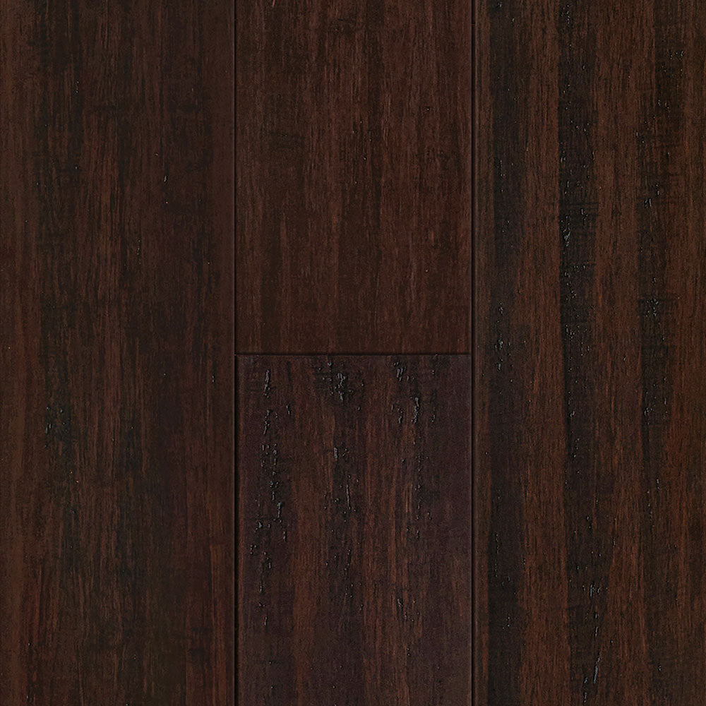 1/2 in. French Press Distressed Engineered Click Strand Bamboo Flooring 7.5 in. Wide - Sample