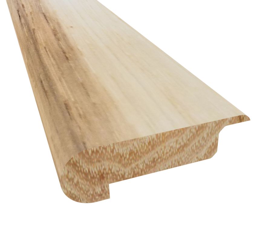 Prefinished Matte Hickory 1/2 in. Thick x 2.75 in. Wide x 6.5 ft. Length Stair Nose