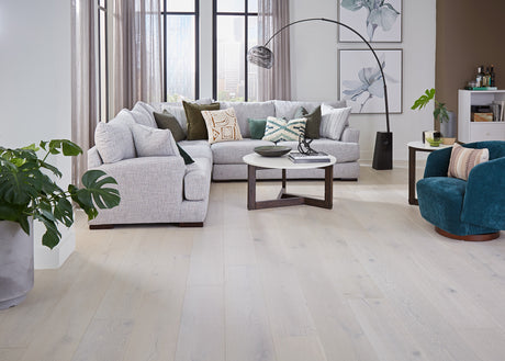 5/8 in. Clearwater Beach White Oak Distressed Prefinished Engineered Hardwood Flooring 9.5 in. Wide